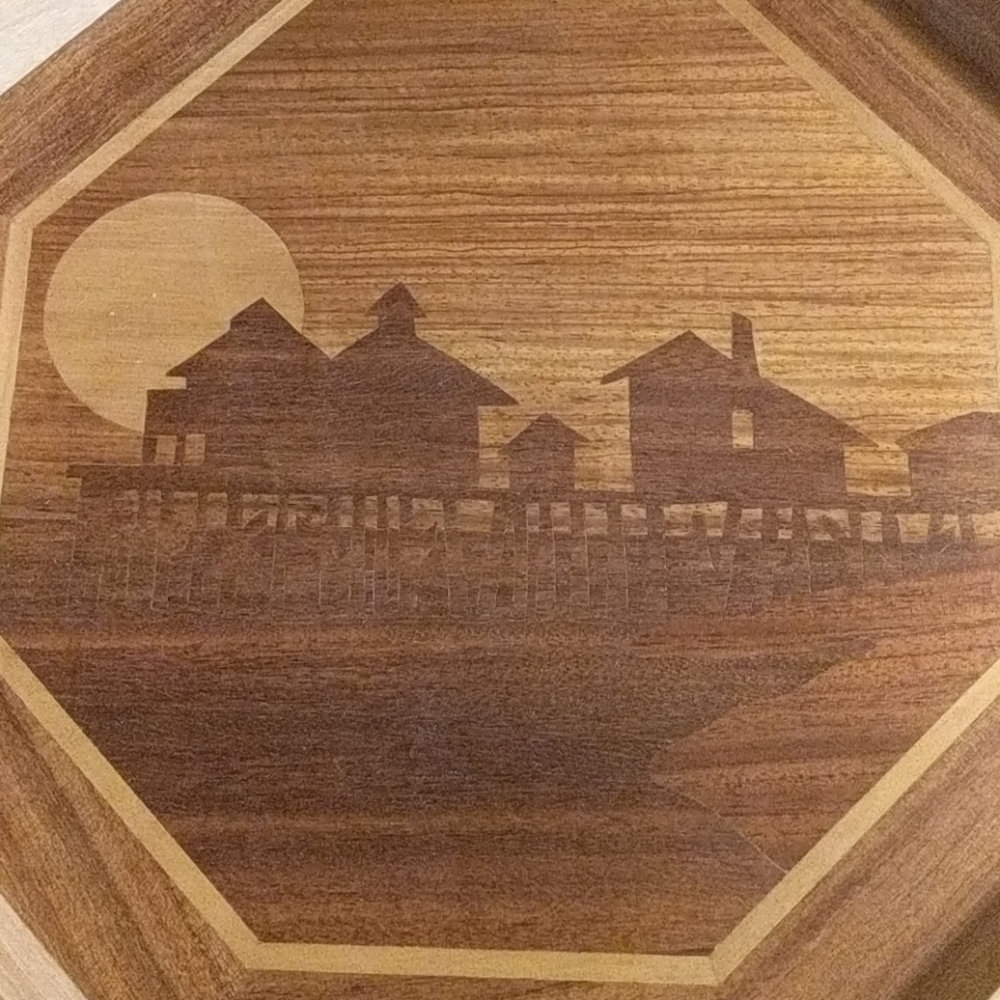 Wood serving tray - Picture 3 of 4